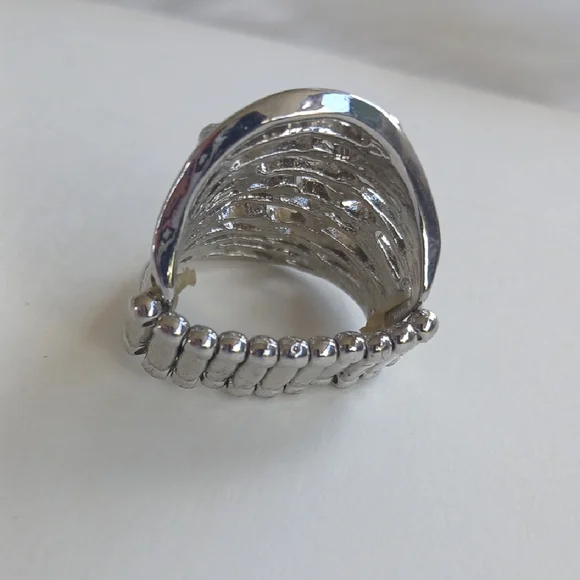 Paparazzi Silver Ring with Dazzling Accents - Picture 4 of 10
